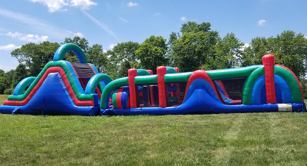 68-foot inflatable obstacle course