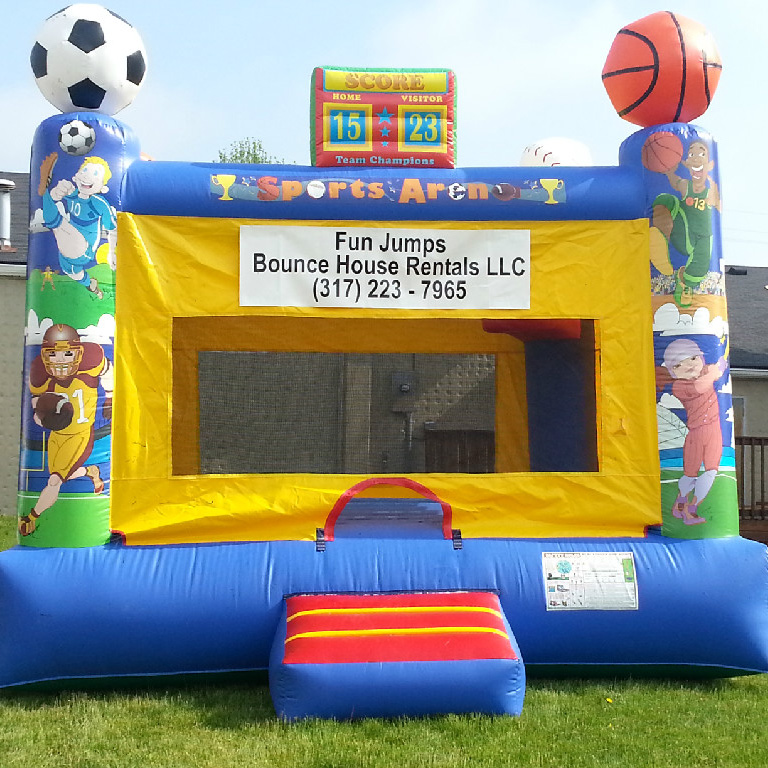 Sports arena-themed inflatable