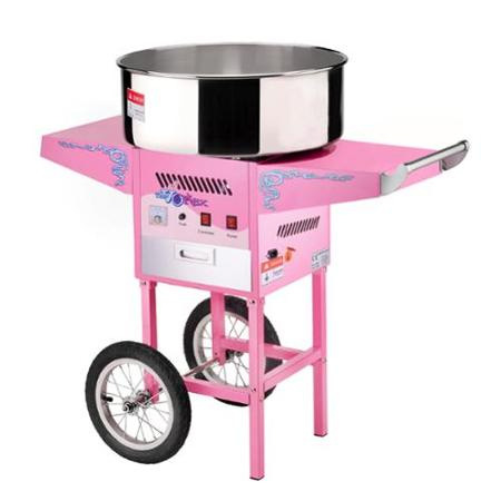 Pink cotton candy machine